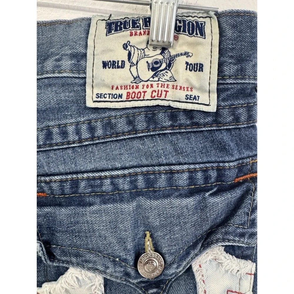 Men’s True Religion World Tour Bootcut Jeans Size 34x33